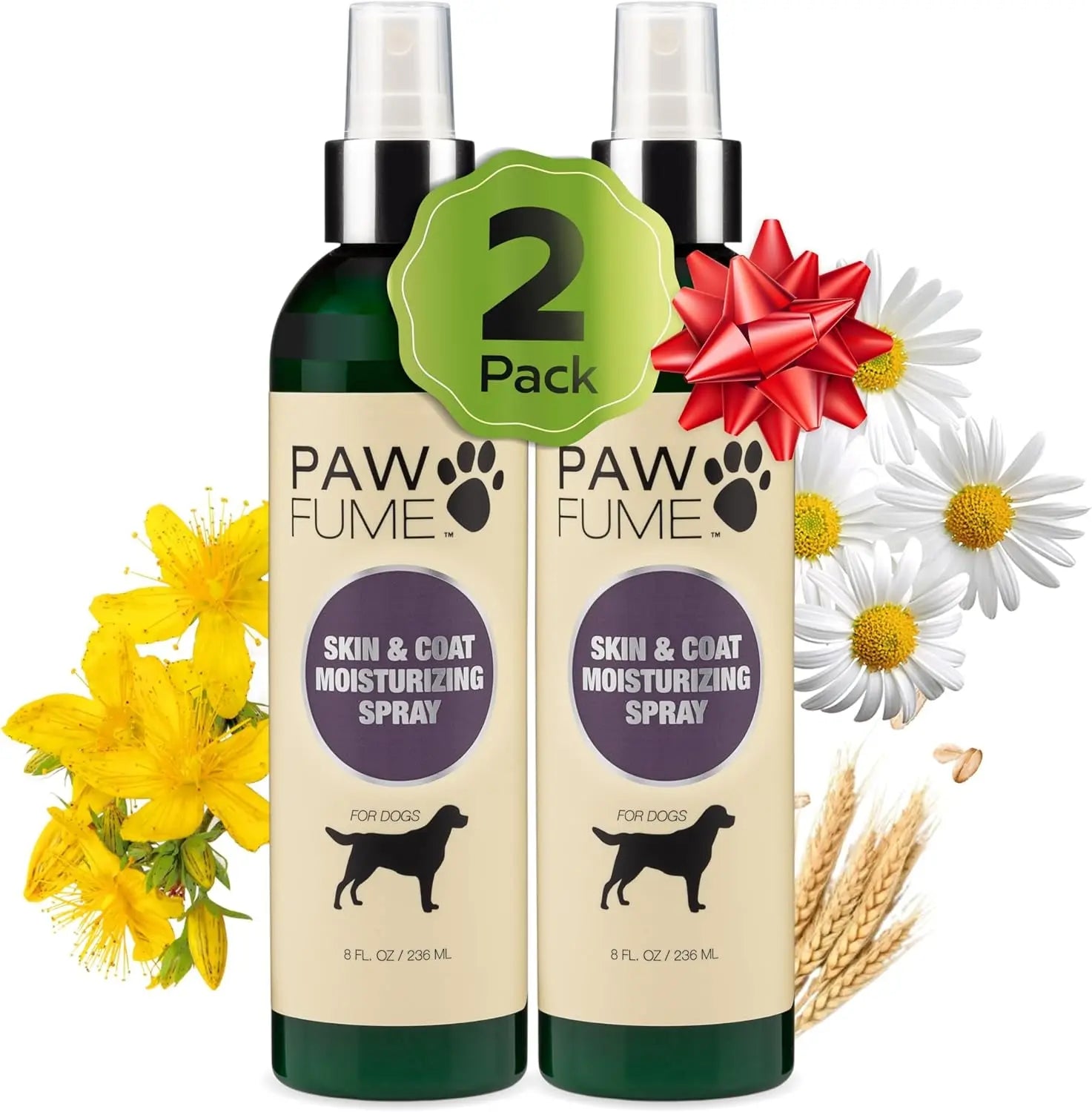 PAWFUME Deshedding Dog Shampoo & Conditioner – Probiotic Detangling Formula