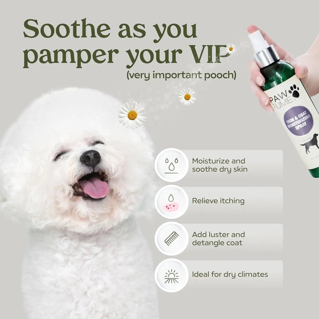 PAWFUME Deshedding Dog Shampoo & Conditioner – Probiotic Detangling Formula