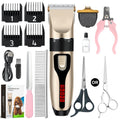 QuietPaw Electric Grooming Kit - Cordless Pet Hair Trimmer Set